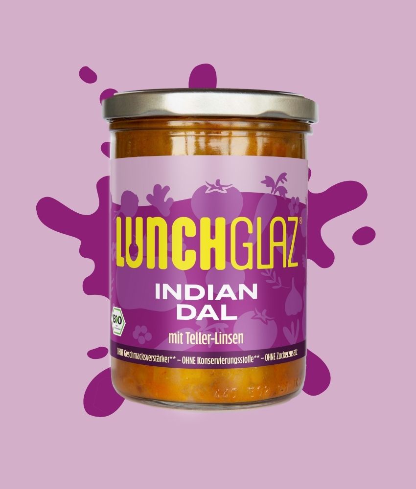 Bio Indian Dal mit Teller-Linsen