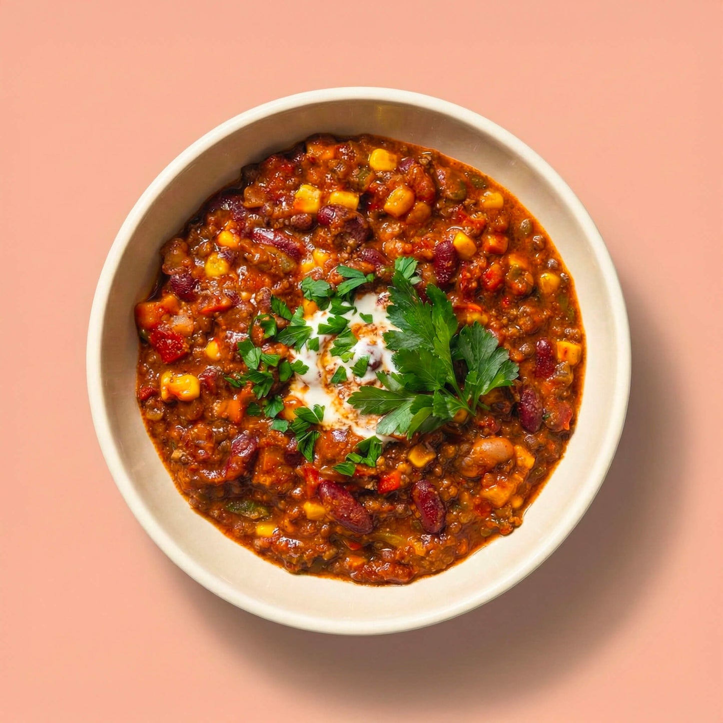 Bio Chili sin Carne mit Beluga-Linsen