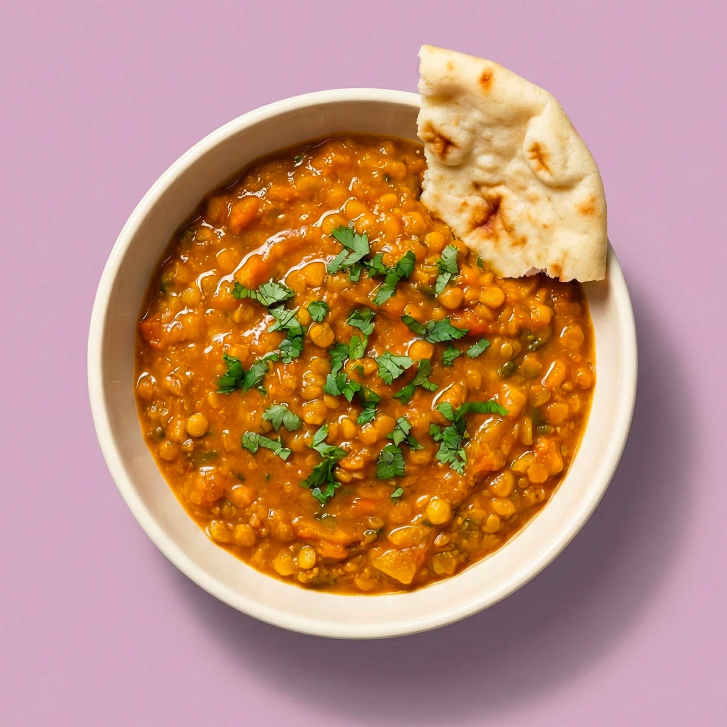 Bio Indian Dal mit Teller-Linsen