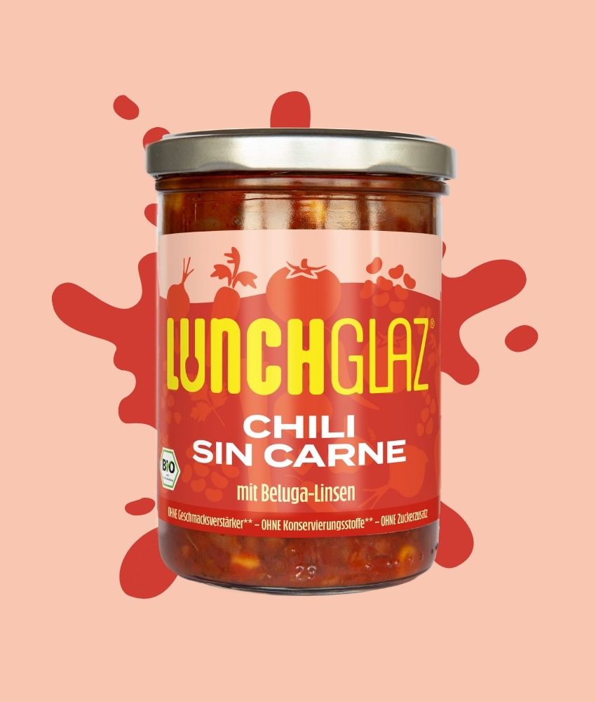 Bio Chili sin Carne mit Beluga-Linsen