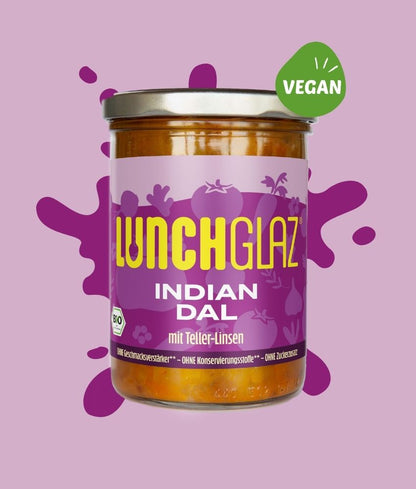 Bio Indian Dal mit Teller-Linsen